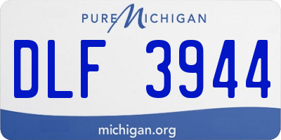 MI license plate DLF3944