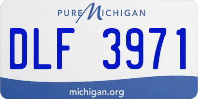 MI license plate DLF3971