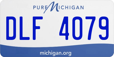MI license plate DLF4079