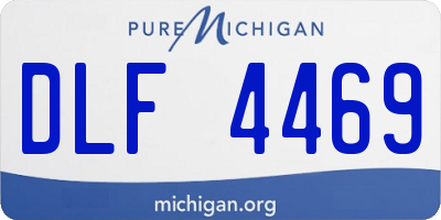 MI license plate DLF4469
