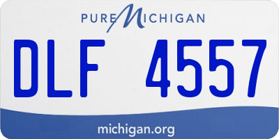 MI license plate DLF4557