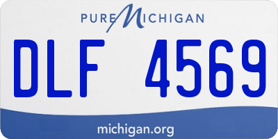 MI license plate DLF4569