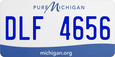 MI license plate DLF4656