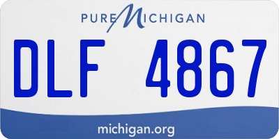 MI license plate DLF4867