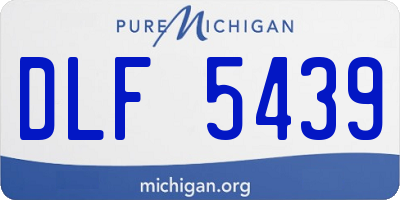 MI license plate DLF5439