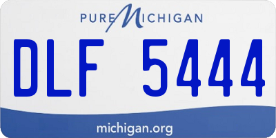 MI license plate DLF5444