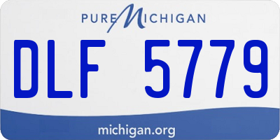 MI license plate DLF5779
