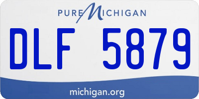 MI license plate DLF5879