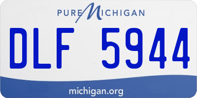 MI license plate DLF5944
