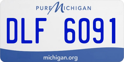 MI license plate DLF6091