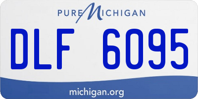 MI license plate DLF6095