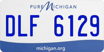 MI license plate DLF6129