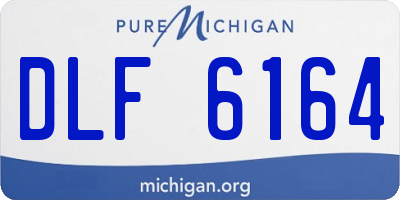 MI license plate DLF6164