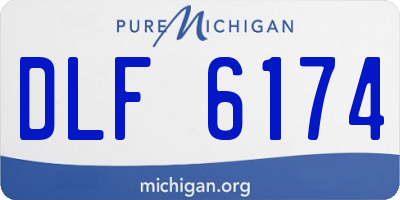 MI license plate DLF6174