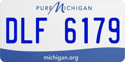 MI license plate DLF6179