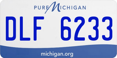 MI license plate DLF6233