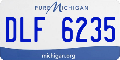 MI license plate DLF6235