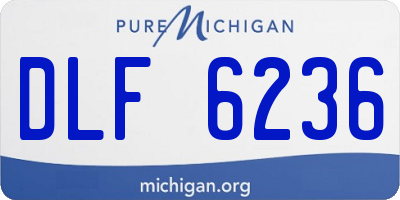 MI license plate DLF6236
