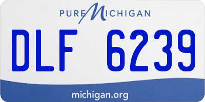 MI license plate DLF6239