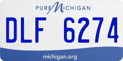MI license plate DLF6274