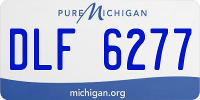 MI license plate DLF6277