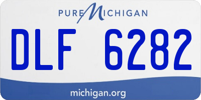MI license plate DLF6282