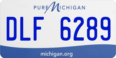 MI license plate DLF6289