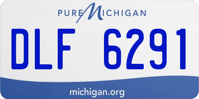 MI license plate DLF6291