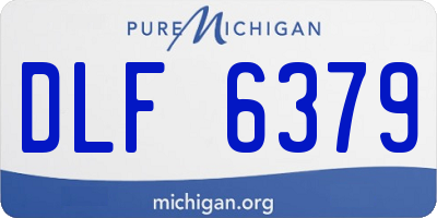 MI license plate DLF6379