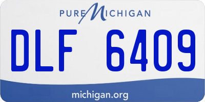 MI license plate DLF6409