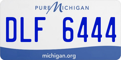 MI license plate DLF6444