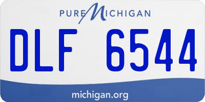 MI license plate DLF6544