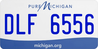 MI license plate DLF6556