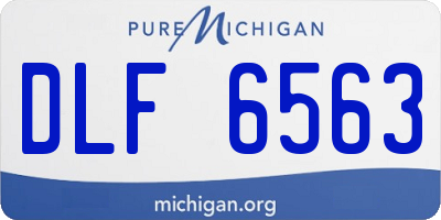 MI license plate DLF6563