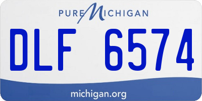 MI license plate DLF6574