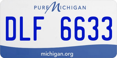 MI license plate DLF6633