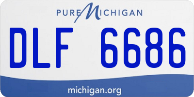 MI license plate DLF6686