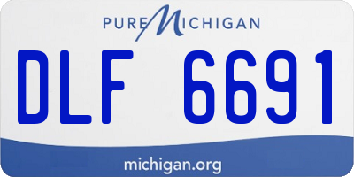 MI license plate DLF6691