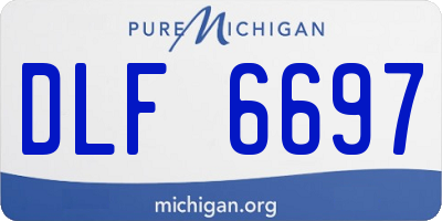 MI license plate DLF6697