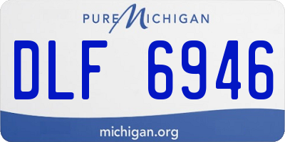 MI license plate DLF6946