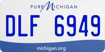 MI license plate DLF6949