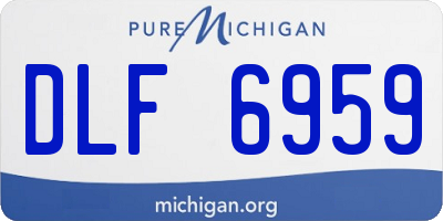 MI license plate DLF6959