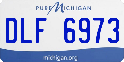 MI license plate DLF6973
