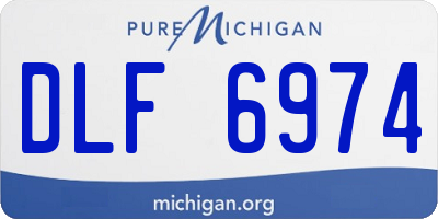 MI license plate DLF6974