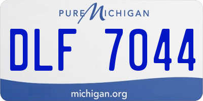MI license plate DLF7044