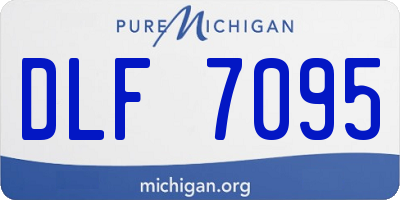 MI license plate DLF7095