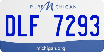 MI license plate DLF7293