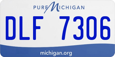 MI license plate DLF7306