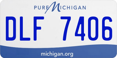 MI license plate DLF7406