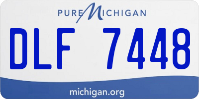 MI license plate DLF7448